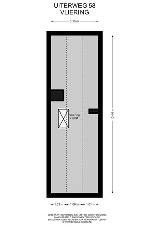 Floorplan - Uiterweg 58, 1431 AP Aalsmeer